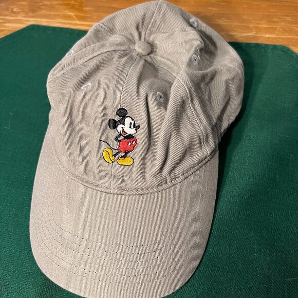 Disney Adult Mickey Mouse Embroidered Cotton Adjustable Dad Hat - Picture 1 of 5